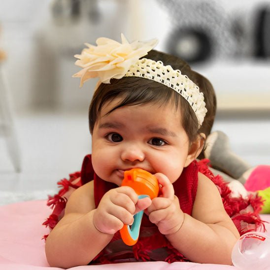 Grignoteuse bébé - orange - Allobebe