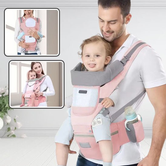 Porte bébé ergonomique - bleu foncé - Allobebe