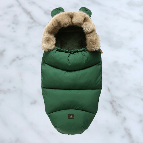 Chancelière poussette - vert - Allobebe