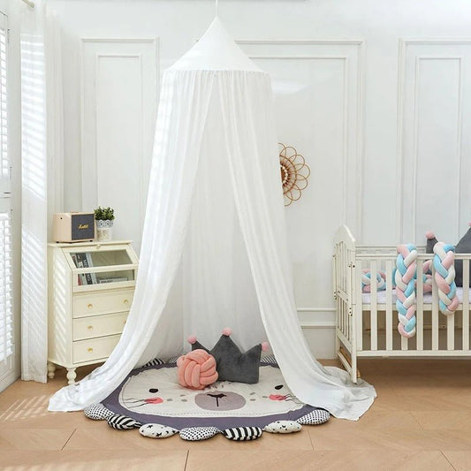 Ciel de lit bébé - blanc - Allobebe