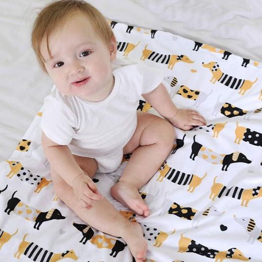 Couverture bébé| chien - Allobebe