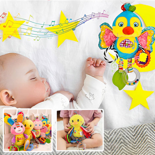 Hochet sensoriel-peluche