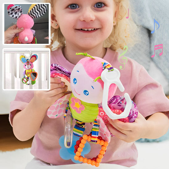 Hochet sensoriel-peluche
