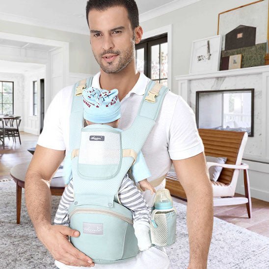 Porte bébé ergonomique - bleu foncé - Allobebe