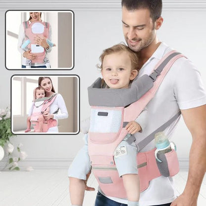 porte bébé ergonomique - rose - Allobebe