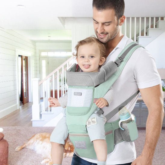 porte bébé ergonomique - vert pâle - Allobebe