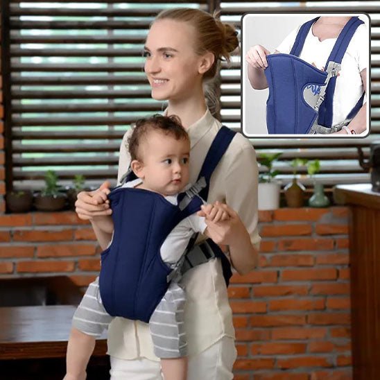 Porte bébé respirant - bleu clair - Allobebe