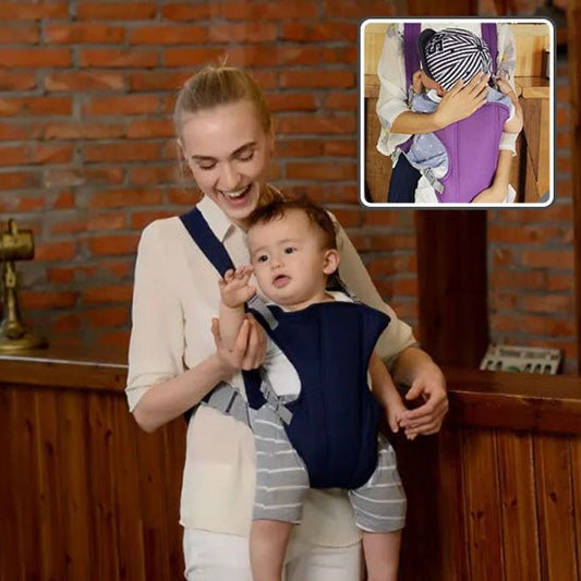 Porte bébé respirant - bleu foncé - Allobebe