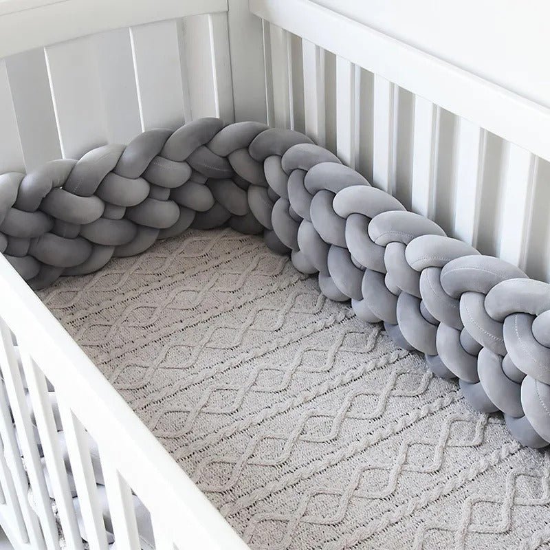 Tour de lit bébé - gris - Allobebe