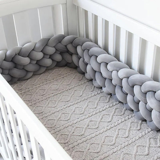 Tour de lit bébé - gris - Allobebe