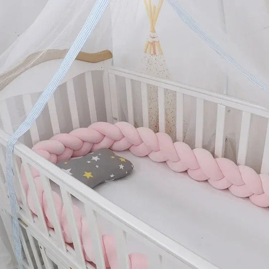 Tour de lit bébé rose - Allobebe