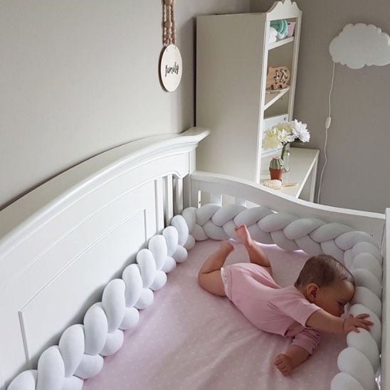 Tour de lit bébé - vieux rose - Allobebe