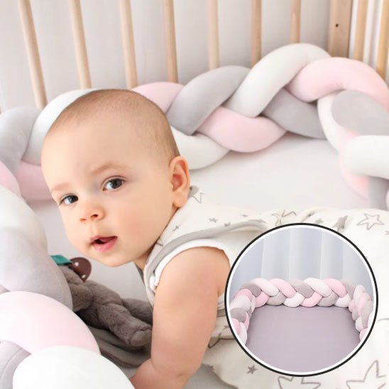 Tour de lit bébé - vieux rose - Allobebe