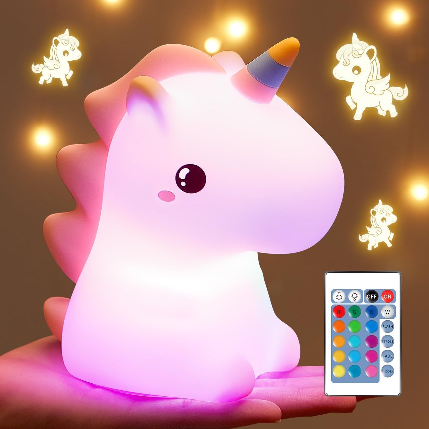 Veilleuse - licorne - Allobebe